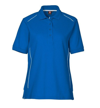 Pro wear polo shirt pipings azure