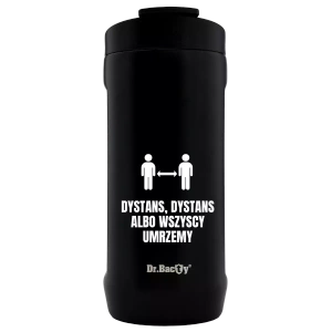 Thermal mug 2-in-1 Dr.Bacty Notus Distance - black.