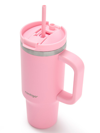 Thermal mug with straw Contigo Streeterville Tumbler 880 ml - Strawberry Cream