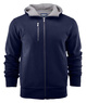 Male sweatshirt with a Harvest Parkwick hood, navy blue