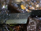 Exclusive Aka Tori Tokyo Black 7" Nakiri Knife – Damascus Steel Business Gift with Custom Engraving Option