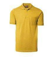 Classic polo t -shirt pocket ID, yellow