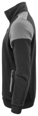 Unzippable Prime Sweatvest hoodie by Printer brand - Black - Grey.