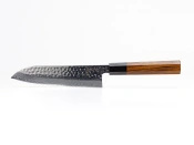 Aka Tori Damaszener-Santokumesser 7" mit Gravur - Tokyo Hammer