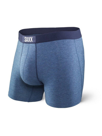 Bokserki męskie szybkoschnące SAXX VIBE Boxer Brief Modern Fit - niebieskie