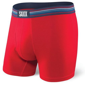 Herrenunterhosen bequem SAXX ULTRA Boxer Brief Fly - rot