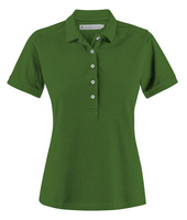 Frauen Sonnenuntergang Poloernte t -Shirt, grün