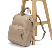 Pacsafe Citysafe CX Econyl Anti-Diebstahl-Rucksack für Frauen - taupe