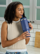 Thermalbecher mit Strohhalm Contigo Streeterville Tumbler 1200 ml - Indigo