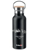 Dr.Bacty Iris Thermoflasche aus Edelstahl - schwarz - Mont Blanc