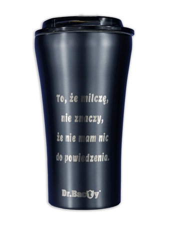 Dr.Bacty Apollo 2.0 keramikbeschichteter Kaffeebecher 360 ml - Gunmetal