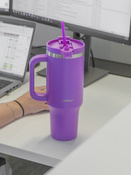 Thermal mug with straw Contigo Streeterville Tumbler 1200 ml - Galactic