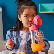 B.Box Zestaw Mini Lunchbox + Butelka tritanowa ze słomką 450ml Strawberry Shake