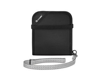 Pacsafe RFIDsafe v100 kleine geldbörse mit diebstahlsicherung - schwarz