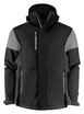 Dwukolorowy ocieplany softshell Prime Padded Softshell marki Printer - Czarno - szary
