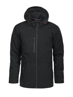 Winterjacke vom Typ Softshell Mount Wall D.A.D - Schwarz