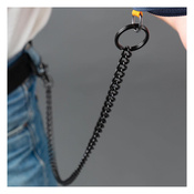 Anti-theft chain for wallet "Wallet chain" - Black