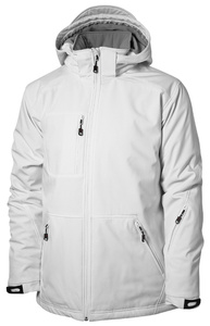 Winter jacket of the Softshell Mount Wall D.A.D type - White.