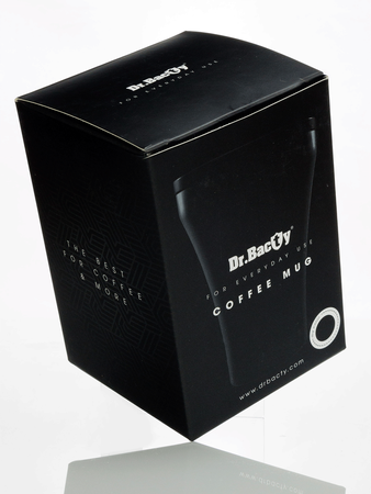 Take -out coffee mug Dr. Bacty Apollo seriously - black