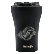 Ceramic mug with lid Dr. Bacty Apollo - Black