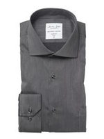 Feiner Twill Kalifornien Langarm Modern Fit Dark Grey Marke, Graphite