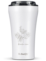 Thermal Coffee Mug Dr.Bacty Apollo 2.0 360 ml "Brandy mint" – White