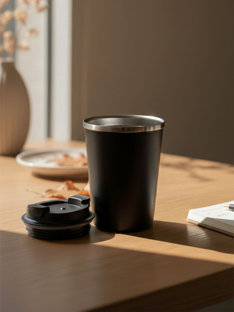 Dr. Bacty Eco Thermal Mug Terra – Matte Black