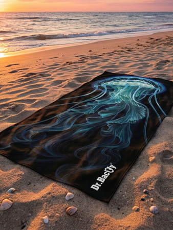 Ręcznik szybkoschnący dwustronny Dr.Bacty XL 70x140 – Medusa