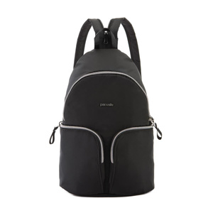 Stylesafe anti-diebstahl convertible sling zu rucksack - schwarz