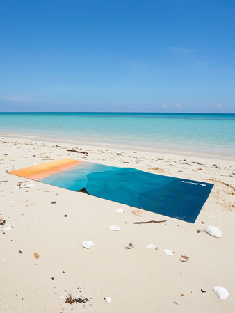 Dr.Bacty 70x140 beidseitig schnell trocknendes Handtuch - Mist