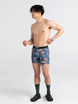 Herren-Sportboxershorts SAXX VOLT Boxer Brief Tauchwelt - blau