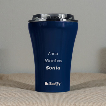 Dr.Bacty Apollo keramikbeschichteter Kaffeebecher 227 ml - blau