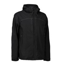 SHELL ZIP'N'MIX BLACK jacket from ID, Black