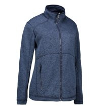 Damska bluza Zip’n’Mix melange fleece ID - Granatowy