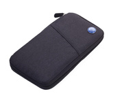 Etui na paszport i bilet lotniczny dokumenty podróżne SAFE FLIGHT Troika - Czarny