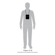 Neck passport holder Pacsafe Coversafe X75 - gray