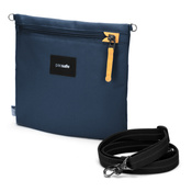 Pacsafe® go anti-diebstahl crossbody pouch - navy blau