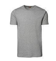 T-shirt- splot interlock marki ID, Szary melange