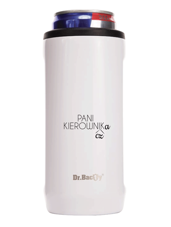 Kaffee Thermalbecher Dr. Bacty Notus für den Manager - weiß