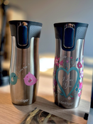 Contigo West Loop 2.0 thermal mug 470ml - Bird love - Steel