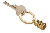 TROIKA keychain for keys haribo goldbär gold.