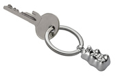 TROIKA keychain haribo goldbär silver.