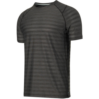 Men's breathable sports t-shirt SAXX HOT SHOT - black.