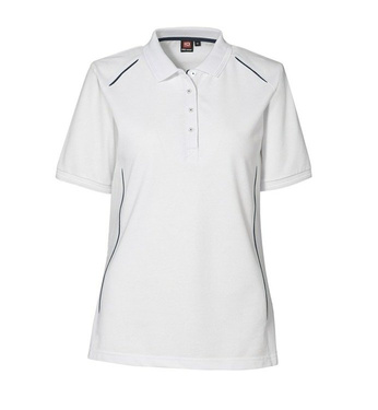 Pro Wear Polo Shirt Pipings White