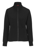 Unzipped women's sweatshirt Anzac Fz Collar Woman D.A.D - Black.