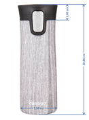 Thermobecher Contigo Pinnacle Couture 420ml - Weißer Marmor