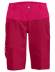 Women's bicycle shorts with Vaude Qimsa insert - red