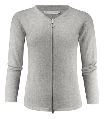 Dziany sweter damski Ashland Cardigan Woman marki Harvest - Grey 