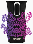 Contigo West Loop Mini Thermobecher 300ml - Glamour - Schwarz Metallic