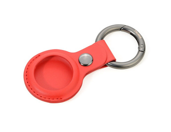 keychain case TROIKA airtag cover - red.